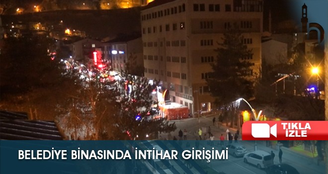 Belediye Binasında İntihar Girişimi