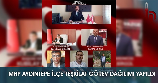 Aydıntepe MHP İlçe Teşkilat Görev Dağılımı Yapıldı