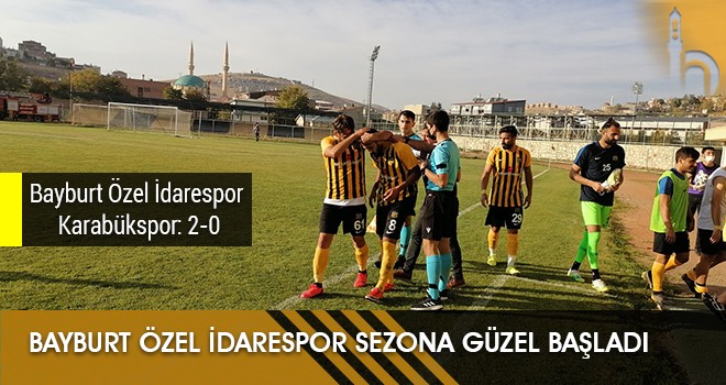 Bayburt Özel İdarespor Sezona İyi Başladı