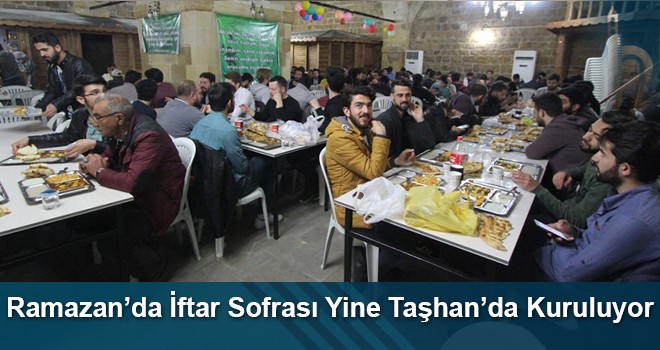 İftar Sofrası Yine Taşhan’da Kuruluyor