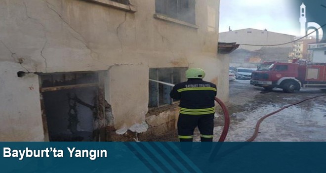 Bayburt'ta Yangın