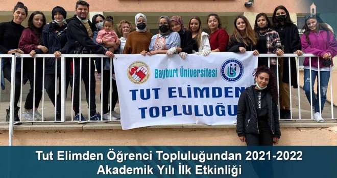 Tut Elimden Öğrenci Topluluğundan 2021-2022 Akademik Yılı İlk Etkinliği