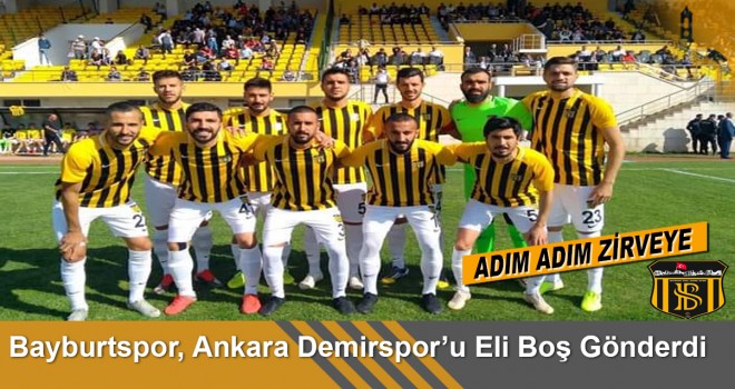 Bayburt İl Özel İdarespor'dan Önemli Galibiyet