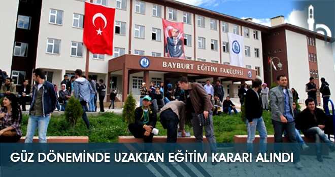 Güz Döneminde Uzaktan Eğitim Kararı Alındı