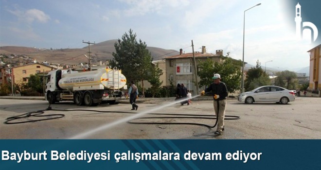 Bayburt Belediyesi Çalışmalara Devam Ediyor