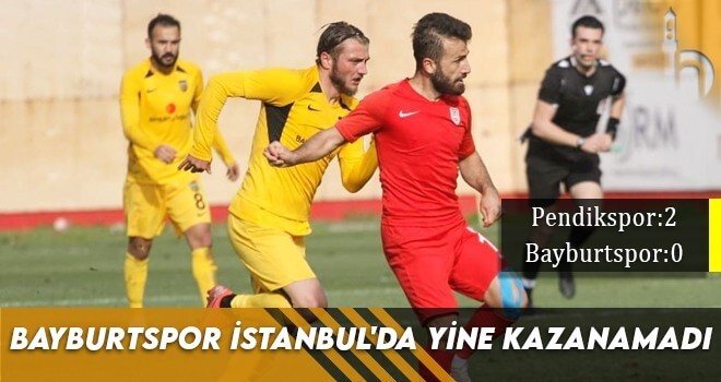 Bayburtspor İstanbul'da Yine Kazanamadı