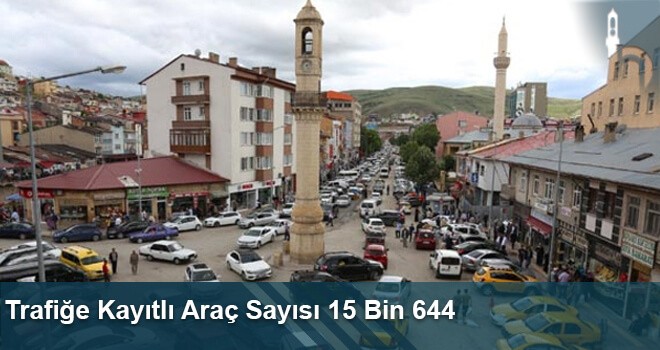 Trafiğe Kayıtlı Araç Sayısı 15 Bin 644