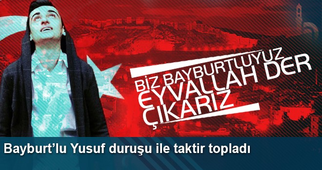 Bayburt'lu Yusuf Duruşu İle Taktir Topladı