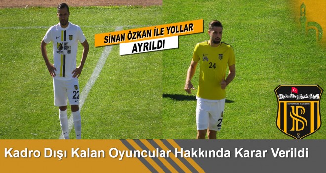 Bayburtspor'da kadro dışı kalan oyuncular hakkında karar verildi