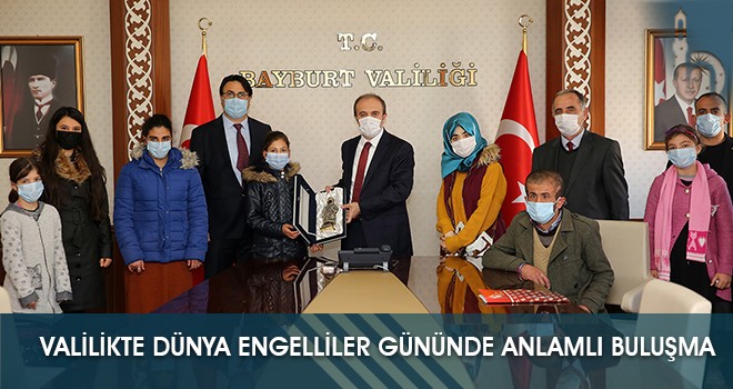 Valilikte Dünya Engelliler Gününde Anlamlı Buluşma