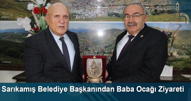 Sarıkamış Belediye Başkanından baba ocağı ziyareti