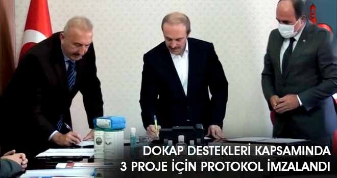 DOKAP Destekleri Kapsamında 3 Proje İçin Protokol İmzalandı