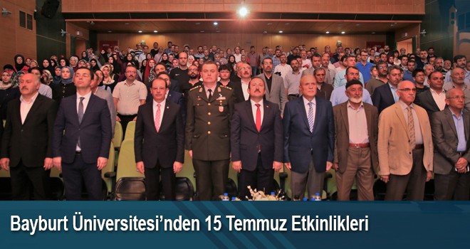 Bayburt Üniversitesi 15 Temmuz’u Sergi, Söyleşi ve Konferans Etkinlikleriyle Andı