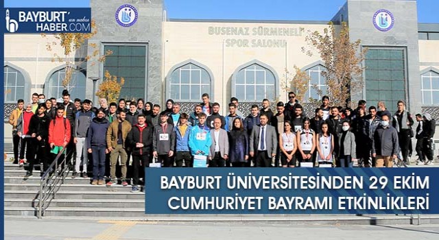 Bayburt Üniversitesinden 29 Ekim Cumhuriyet Bayramı Etkinlikleri