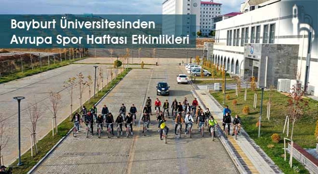 Bayburt Üniversitesinden Avrupa Spor Haftası Etkinlikleri