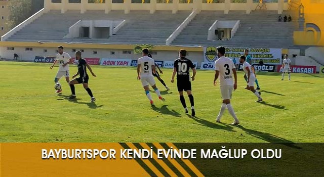 Bayburtspor Kendi Evinde Mağlup Oldu