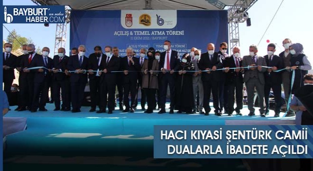 Hacı Kıyasi Şentürk Camii Dualarla İbadete Açıldı