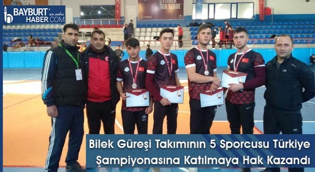 Bilek Güreşi Takımının 5 Sporcusu Türkiye Şampiyonasına Katılmaya Hak Kazandı