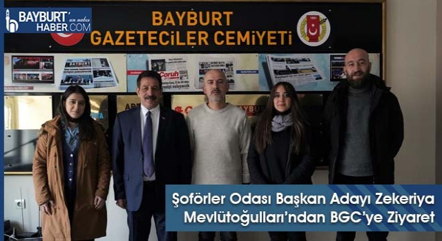 Şoförler Odası Başkan Adayı Zekeriya Mevlütoğulları’ndan BGC’ye Ziyaret