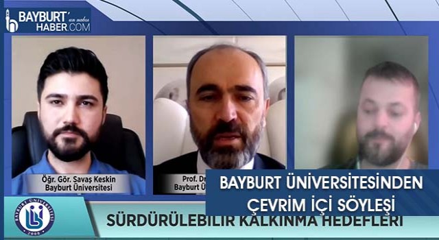 Bayburt Üniversitesinden Çevrim İçi Söyleşi