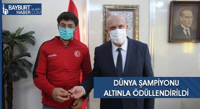 Dünya Şampiyonu Altınla Ödüllendirildi