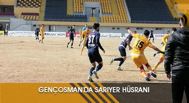 Gençosman'da Sarıyer Hüsranı