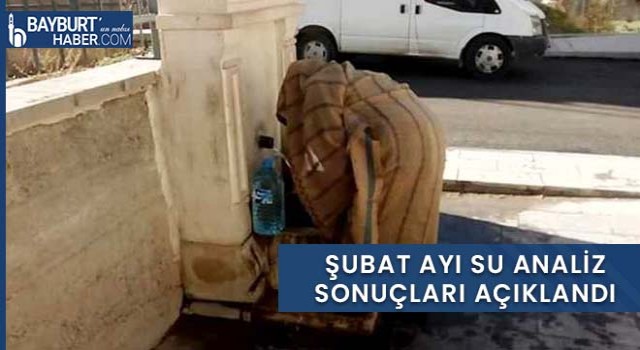 Şubat Ayı Su Analiz Sonuçları Açıklandı