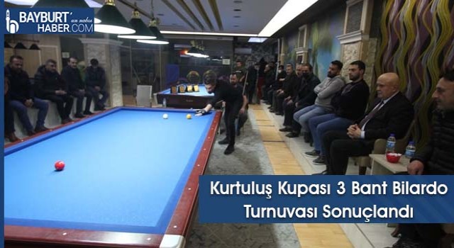 Kurtuluş Kupası 3 Bant Bilardo Turnuvası Sonuçlandı