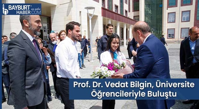 Prof. Dr. Vedat Bilgin, Üniversite Öğrencileriyle Buluştu