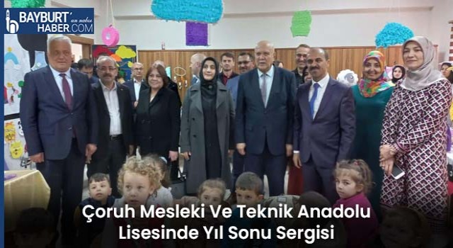 Çoruh Mesleki Ve Teknik Anadolu Lisesinde Yıl Sonu Sergisi