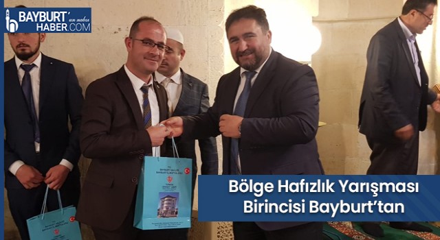 Bölge Hafızlık Yarışması Birincisi Bayburt’tan