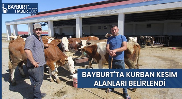 Bayburt'ta Kurban Kesim Alanları Belirlendi