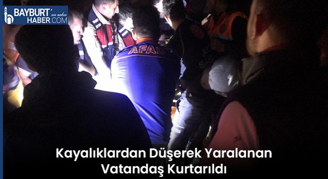 Kayalıklardan Düşerek Yaralanan Vatandaş Kurtarıldı