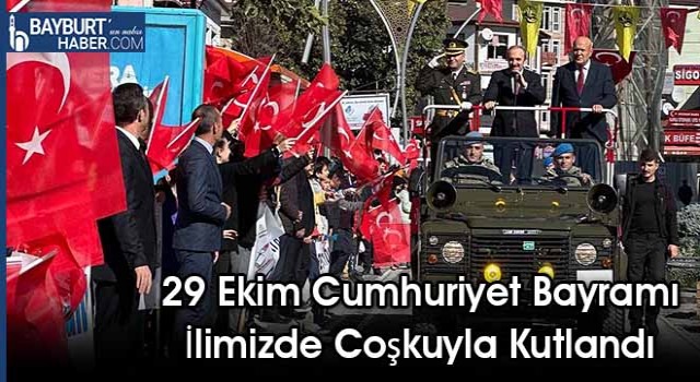 29 Ekim Cumhuriyet Bayramı İlimizde Coşkuyla Kutlandı