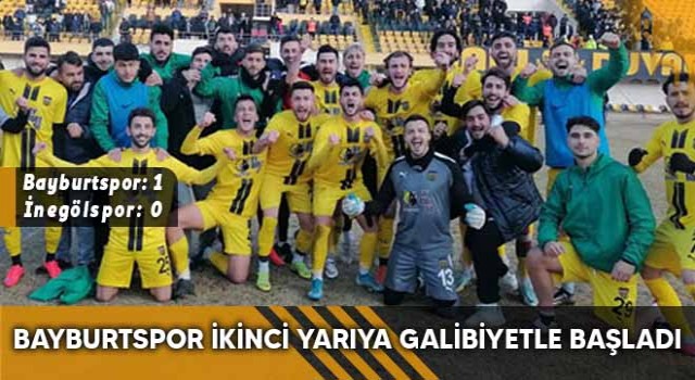 Bayburtspor İkinci Yarıya Galibiyetle Başladı