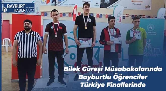 Bilek Güreşi Müsabakalarında Bayburtlu Öğrenciler Türkiye Finallerinde