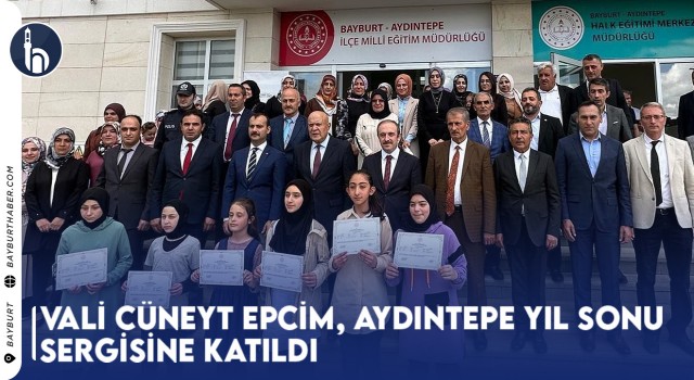 Vali Cüneyt Epcim, Aydıntepe Yıl Sonu Sergisine Katıldı