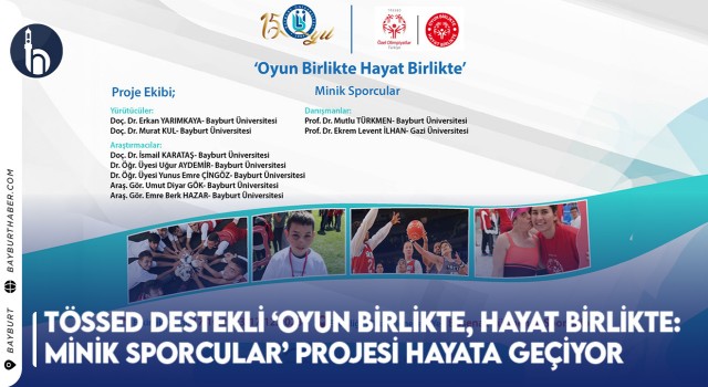 TÖSSED Destekli ‘Oyun Birlikte, Hayat Birlikte: Minik Sporcular’ Projesi Hayata Geçiyor