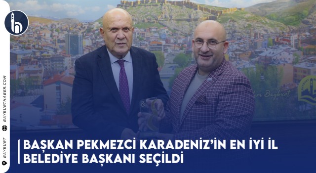 Başkan Pekmezci Karadeniz’in En İyi İl Belediye Başkanı Seçildi