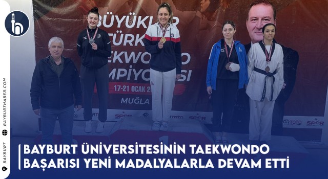 Bayburt Üniversitesinin Taekwondo Başarısı Yeni Madalyalarla Devam Etti