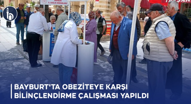 Bayburt'ta Obeziteye Karşı Bilinçlendirme Çalışması Yapıldı