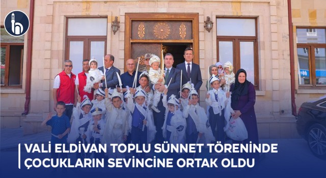 Bayburt Valisi Eldivan Toplu Sünnet Töreninde Çocukların Sevincine Ortak Oldu