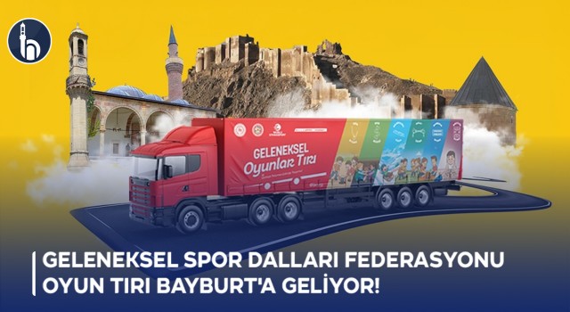 Geleneksel Spor Dalları Federasyonu Oyun Tırı Bayburt'a Geliyor