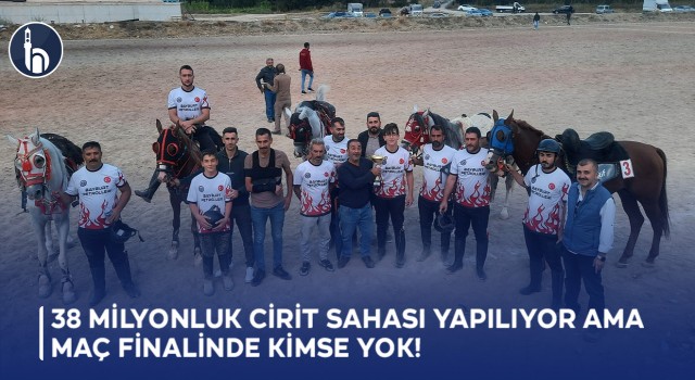 38 Milyonluk Cirit Sahası Yapılıyor Ama Maç Finalinde Kimse Yok!
