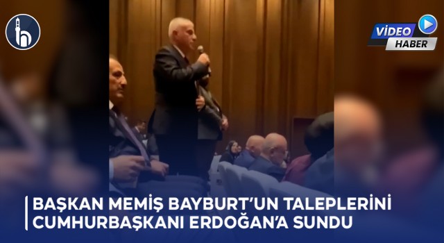 Bayburt Belediye Başkanı Mete Memiş Bayburt’un Taleplerini Cumhurbaşkanı Erdoğan’a Sundu.