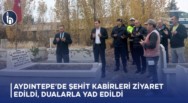 Aydıntepe'de Şehit Kabirleri Ziyaret Edildi, Dualarla Yad Edildi
