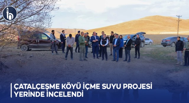 Babyurt'un Çatalçeşme Köyü'nde İçme Suyu Projesi Yerinde İncelendi