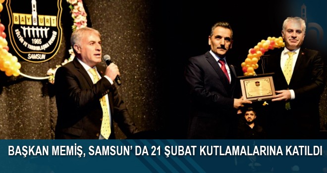 Başkan Memiş, Samsun’da 21 Şubat Kutlamalarına Katıldı