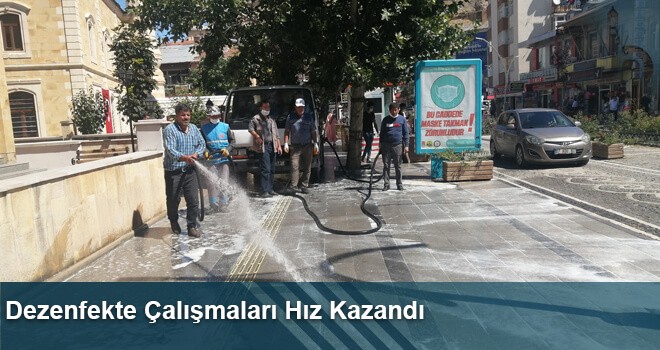 Dezenfekte Çalışmaları Hız Kazandı