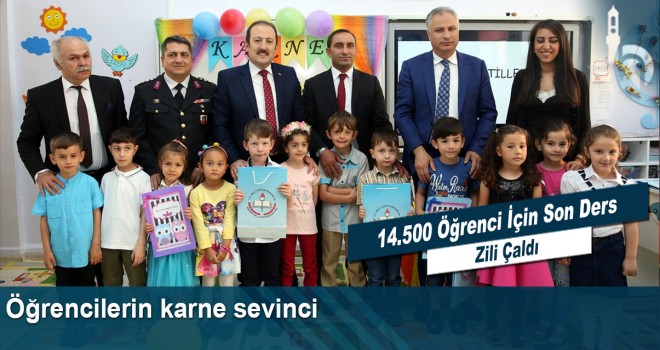 Bayburt'ta 14 Bin 500 Öğrenci Karne Sevinci Yaşadı